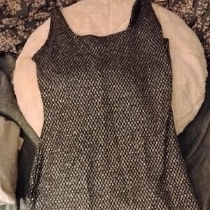 Elegant Black and Silver glitter Women's Dress